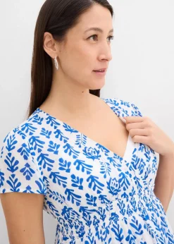 New 2-in-1 Umstands- und Stillkleid aus fließender Viskose Damen Bekleidung·Blazer|Umstandsmode