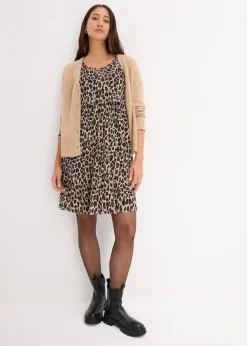 Best 2-in-1 Umstands- und Stillkleid mit Leoprint Damen Bekleidung·Blazer|Umstandsmode