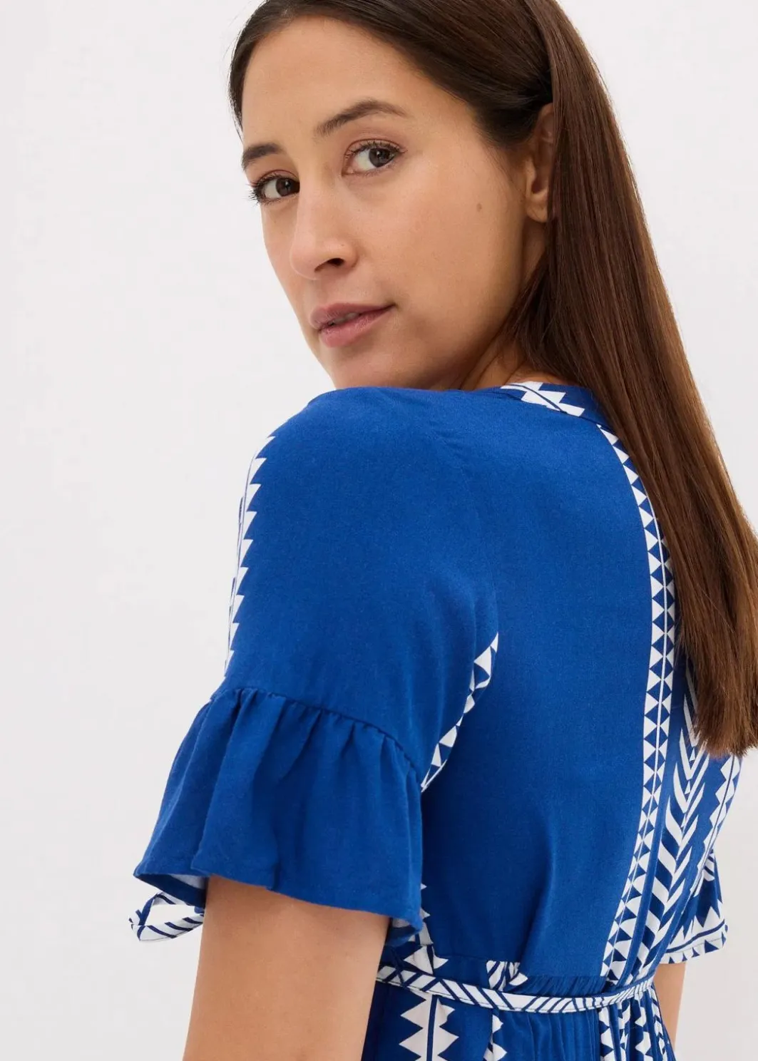 Damen bonprix Bekleidung·Blazer|Umstandsmode|2-in-1 Umstands- und Stillkleid aus fließender Viskose