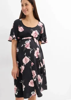 Sale 2-in-1 Umstands- und Stillkleid aus gewebter Viskose Damen Umstandsmode