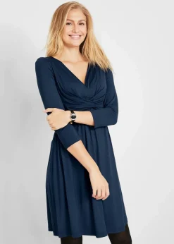 Damen bonprix Nachhaltigere Materialien|Umstandsmode|2-in-1 Umstands- und Stillkleid aus Viskose-Stretch