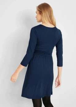 Damen bonprix Nachhaltigere Materialien|Umstandsmode|2-in-1 Umstands- und Stillkleid aus Viskose-Stretch