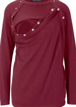 Damen bonprix Bekleidung·Blazer|Umstandsmode|2-in-1 Umstands- und Stillpullover aus Feinstrick