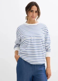 Damen bonprix Bekleidung·Blazer|Umstandsmode|2-in-1 Umstands- und Stillshirt aus reiner Baumwolle
