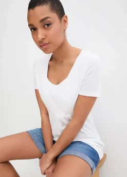 Sale 2-in-1 Umstands- und Stillshirts (2er Pack​) Damen Umstandsmode|Nachhaltigere Materialien