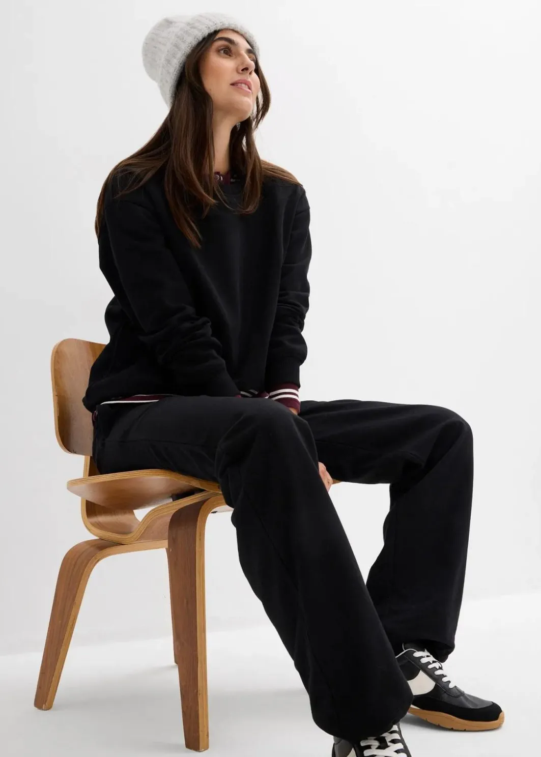 Damen bonprix Bekleidung·Blazer|Umstandsmode|2-in-1 Umstands- und Still-Sweatshirt aus reiner Bio-Baumwolle