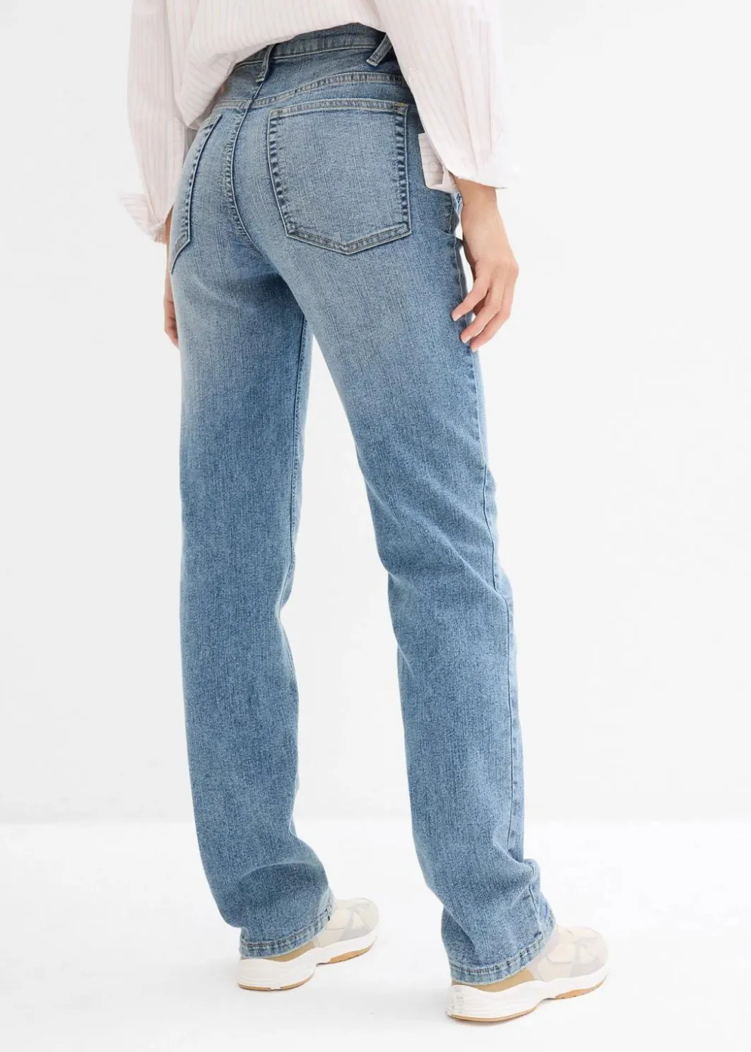 Damen bonprix Bekleidung·Blazer|Nachhaltigere Materialien|2-in-1 Umstandsjeans für die Schwangerschaft und danach, Straight