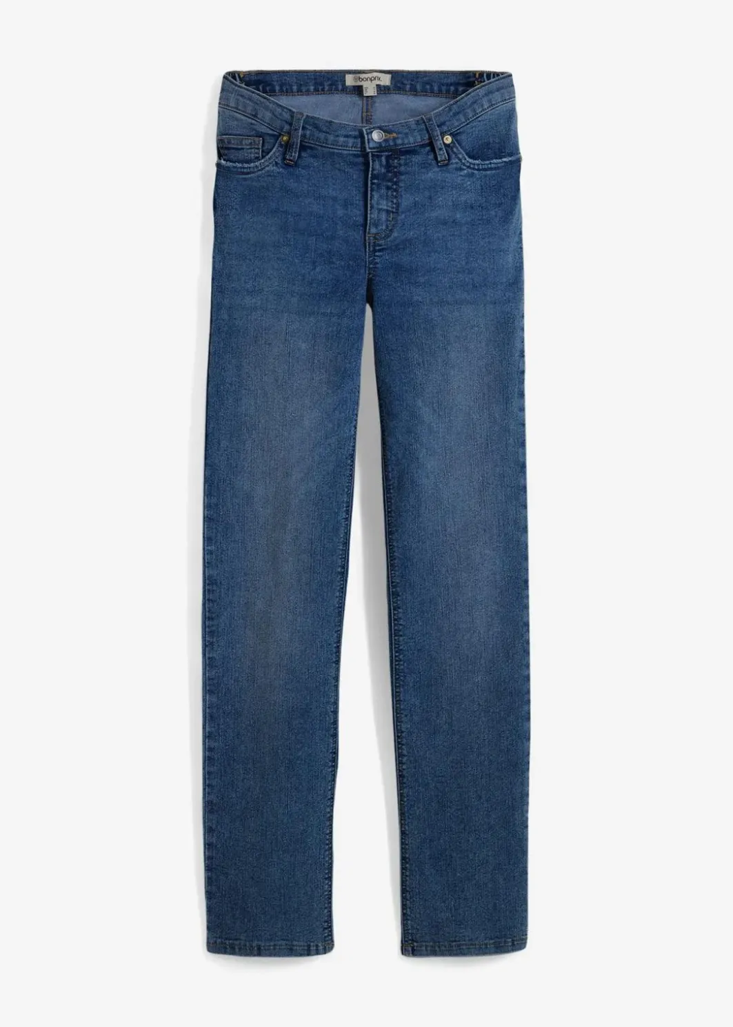Damen bonprix Umstandsmode|Nachhaltigere Materialien|2-in-1 Umstandsjeans für die Schwangerschaft und danach, Straight