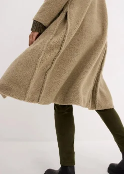 3-in-1 Umstandsmantel mit Trageeinsatz aus Teddyfleece Damen Bekleidung·Blazer|Umstandsmode