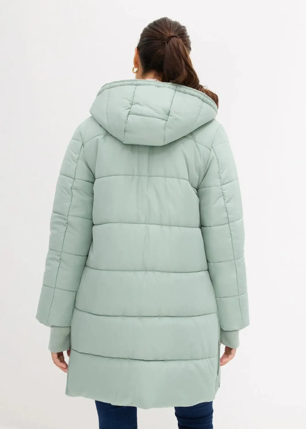 Damen bonprix Nachhaltigere Materialien|Umstandsmode|3-in-1 Umstandsmantel mit Trageeinsatz