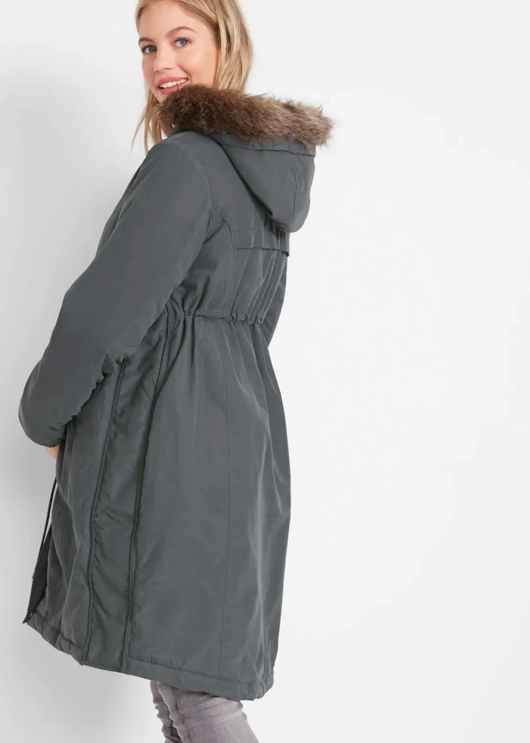 Damen bonprix Umstandsmode|Bekleidung·Blazer|3-in-1 Umstandsparka mit Trageeinsatz