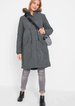 Damen bonprix Umstandsmode|Bekleidung·Blazer|3-in-1 Umstandsparka mit Trageeinsatz