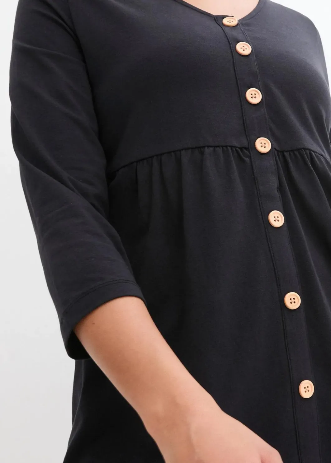 Damen bonprix Bekleidung·Blazer|Nachhaltigere Materialien|2-in-1 Umstandsshirt und Stillshirt aus Bio-Baumwolle