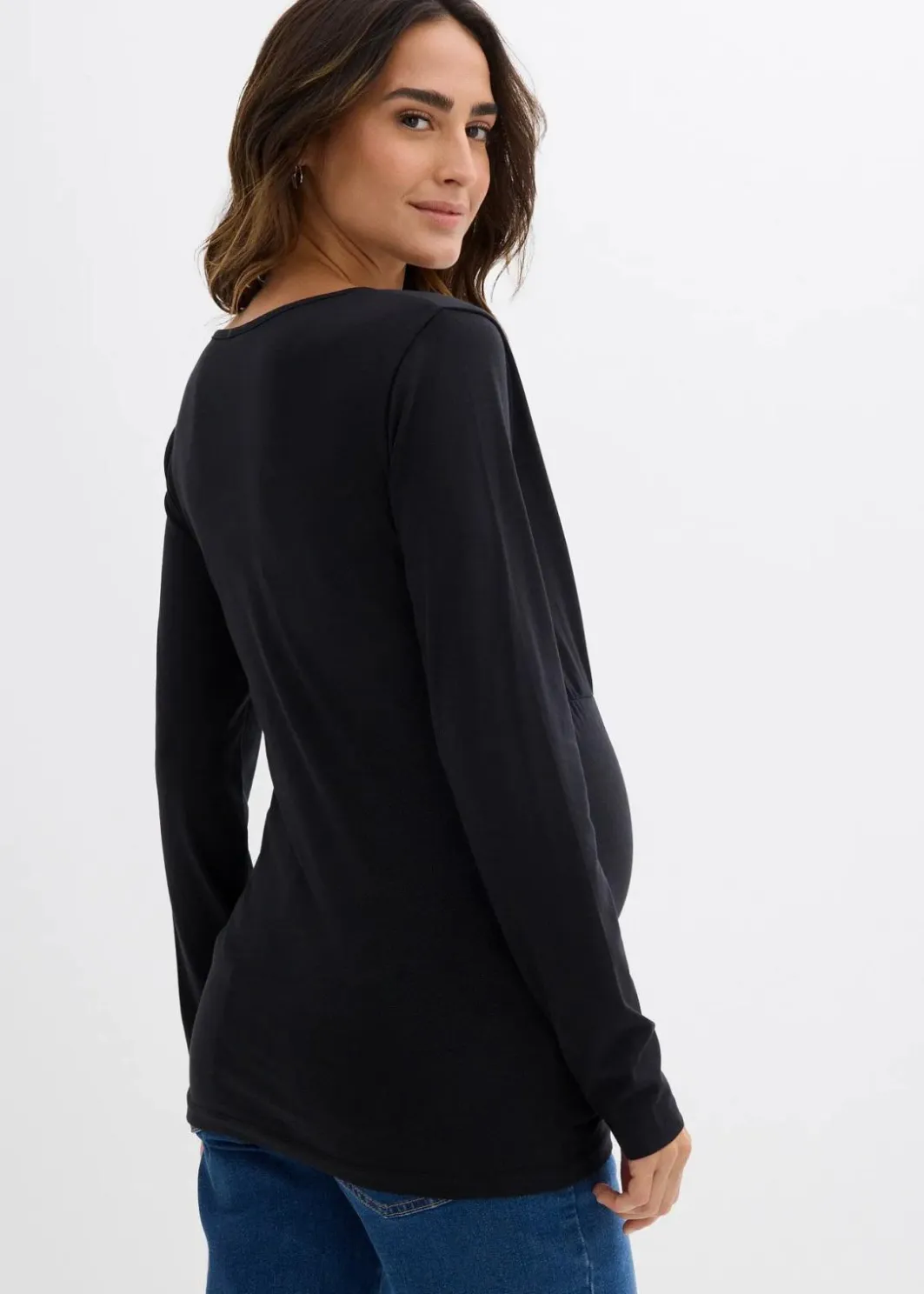 Best 2-in-1 Umstandsshirts und Stillshirts aus Bio-Baumwolle (2er Pack) Damen Bekleidung·Blazer|Umstandsmode