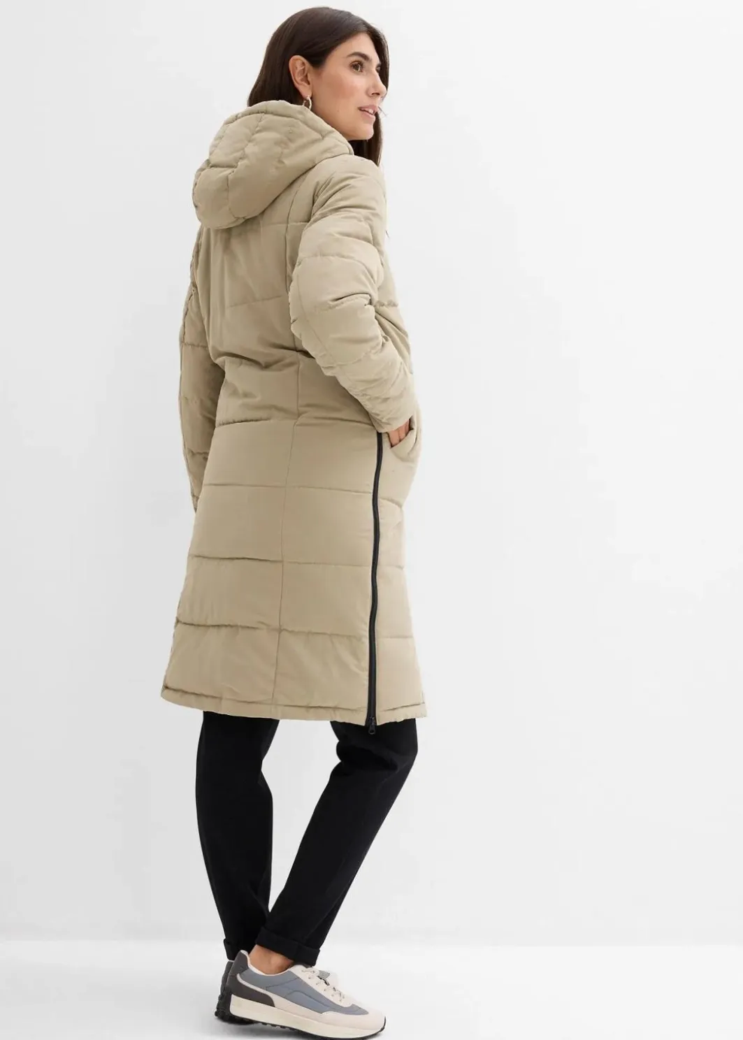 Sale 3-in-1 Umstandssteppmantel und Tragemantel mit recyceltem Polyester Damen Bekleidung·Blazer|Nachhaltigere Materialien
