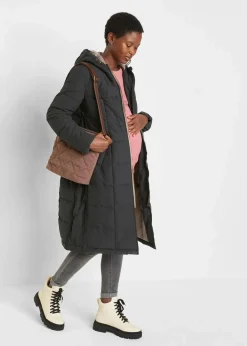 Damen bonprix Umstandsmode|Nachhaltigere Materialien|3-in-1 Umstandssteppmantel und Tragemantel mit recyceltem Polyester