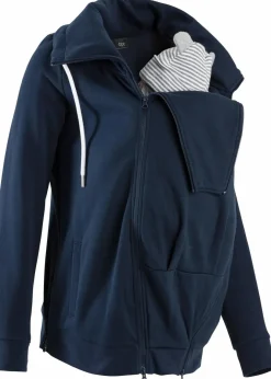 Damen bonprix Bekleidung·Blazer|Umstandsmode|3-in-1 Umstands-Sweatjacke und Tragejacke