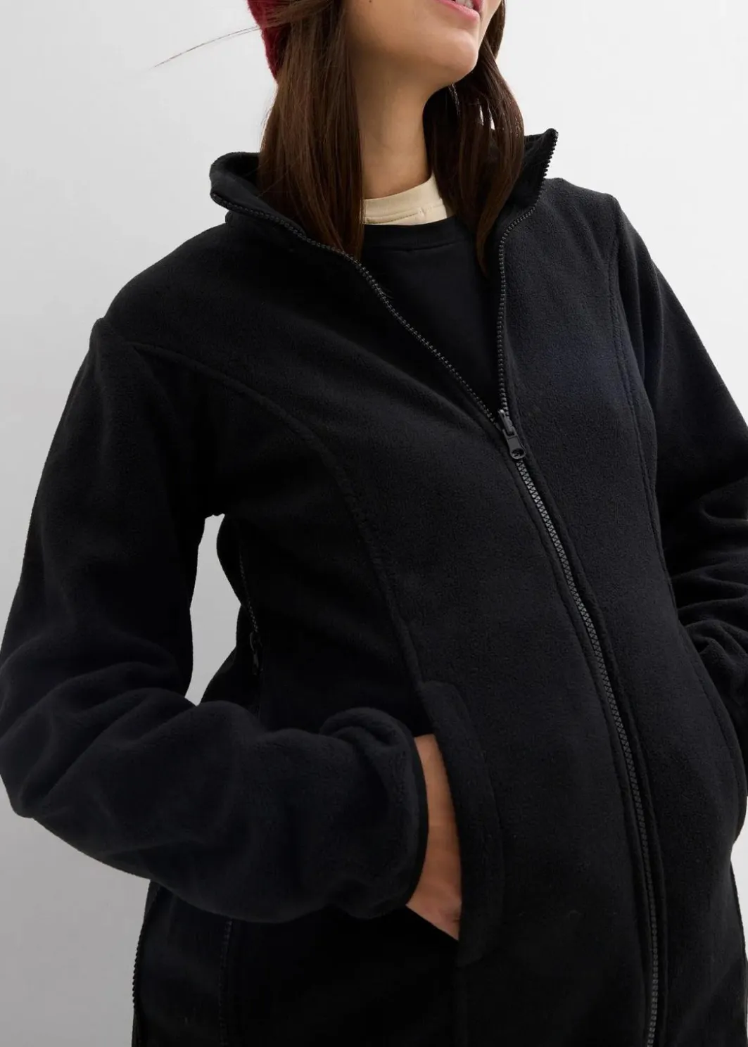 Damen bonprix Bekleidung·Blazer|Umstandsmode|6-in-1 Umstands-Tragejacke mit herausnehmbarer Fleecejacke