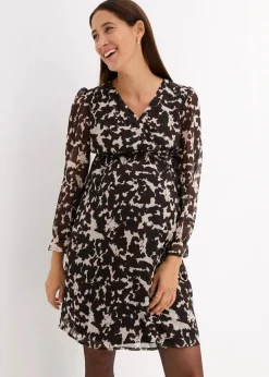 New 2-in-1 Umstands-und Stillkleid aus Chiffon Damen Bekleidung·Blazer|Umstandsmode