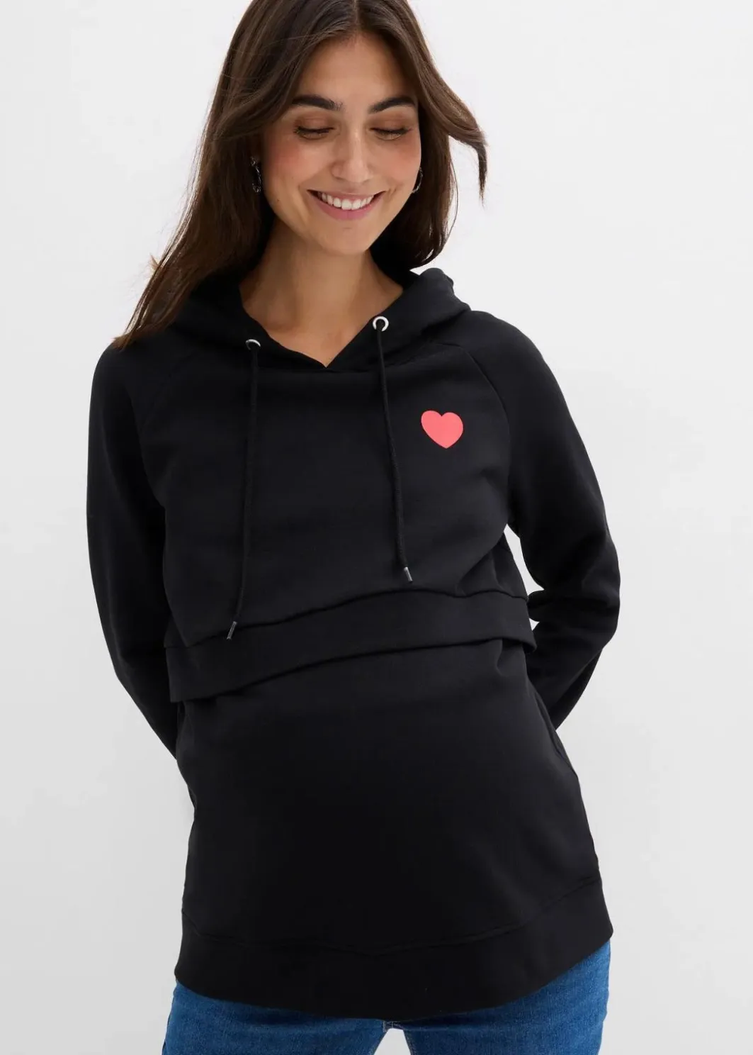 Sale 2-in-1 Umstands-und Stillsweatshirt aus Bio-Baumwolle Damen Bekleidung·Blazer|Umstandsmode