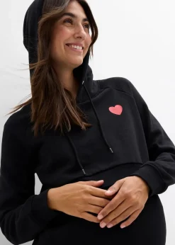 Sale 2-in-1 Umstands-und Stillsweatshirt aus Bio-Baumwolle Damen Bekleidung·Blazer|Umstandsmode