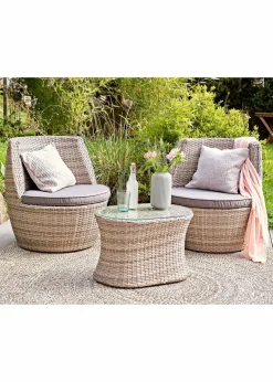 bonprix Flachgewebe-Teppiche|In- und Outdoor Teppich mit rundem Motiv