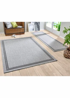 Best In- und Outdoor Teppich mit Bordüre Flachgewebe-Teppiche