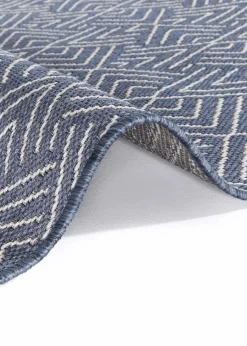 Outlet In- und Outdoor Teppich mit dezenter Struktur Flachgewebe-Teppiche|Läufer