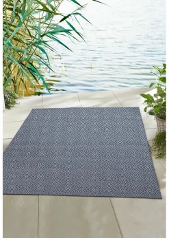 Outlet In- und Outdoor Teppich mit dezenter Struktur Flachgewebe-Teppiche|Läufer