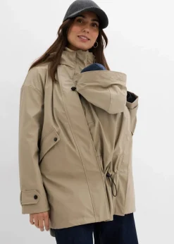 Damen bonprix Bekleidung·Blazer|Umstandsmode|6-in-1 wasserabweisende Umstandsjacke mit Trageeinsatz und herausnehmbarer Fleecejacke