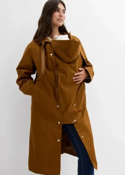 Damen bonprix Bekleidung·Blazer|Umstandsmode|6-in-1 wasserabweisender Umstandsmantel mit Trageeinsatz mit herausnehmbarer Innenweste