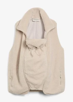 Damen bonprix Bekleidung·Blazer|Umstandsmode|3-in-1 weiche Umstands-und Trageweste aus Teddyfleece