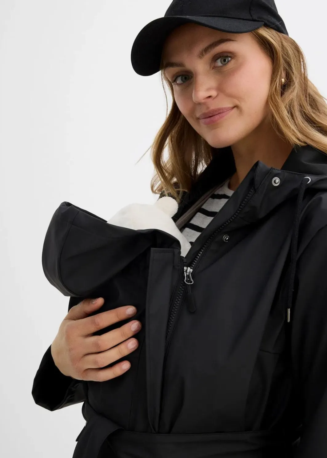 Sale 3-in-1 wind- und wasserdichter Umstands- und Tragemantel mit zwei Einsätzen Damen Bekleidung·Blazer|Umstandsmode