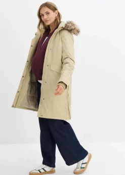 Damen bonprix Umstandsmode|Nachhaltigere Materialien|3-in-1 wind-und wasserdichter Umstandsmantel mit Trageeinsatz