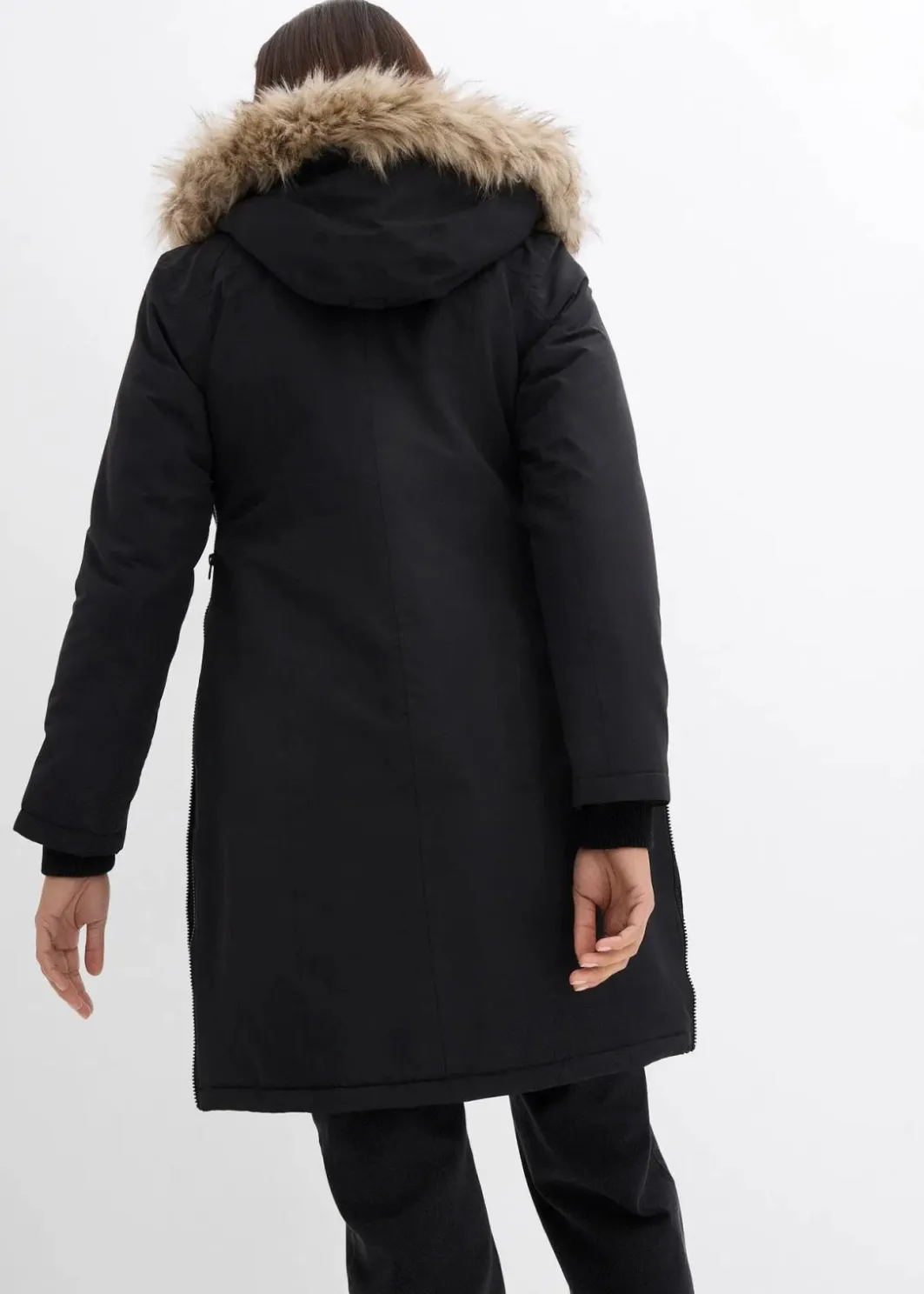 Damen bonprix Bekleidung·Blazer|Nachhaltigere Materialien|3-in-1 wind-und wasserdichter Umstandsmantel mit Trageeinsatz