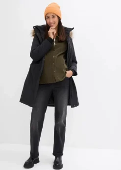 Damen bonprix Bekleidung·Blazer|Nachhaltigere Materialien|3-in-1 wind-und wasserdichter Umstandsmantel mit Trageeinsatz