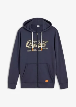 New Innen weich angeraute Kapuzen-Sweatjacke Herren Große Größen|Sweat