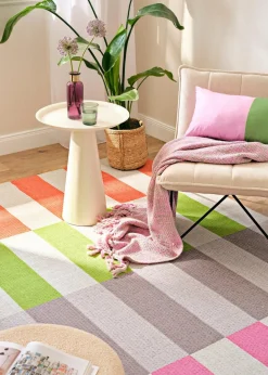 bonprix Flachgewebe-Teppiche|In-und Outdoor Teppich mit Streifenmotiv