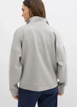 Outlet Jacke in Scuba Qualität mit Reißverschluss Damen Bekleidung·Röcke|Basics