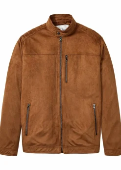 Herren bonprix Große Größen|Jacken & Mäntel|Jacke in Veloursleder-Optik