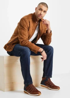 Herren bonprix Große Größen|Jacken & Mäntel|Jacke in Veloursleder-Optik