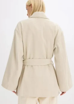 Damen bonprix Jacken & Mäntel|Bekleidung·Hosen|Jacke in Wolloptik