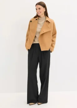 Damen bonprix Bekleidung·Hosen|Jacken & Mäntel|Jacke in Wolloptik