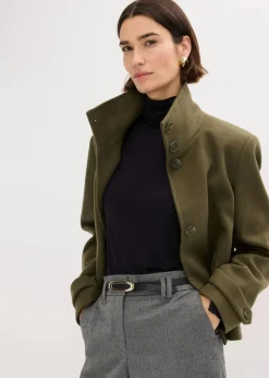 Best Jacke in Wolloptik Damen Jacken & Mäntel|Bekleidung·Hosen
