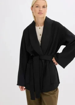 Damen bonprix Bekleidung·Hosen|Jacken & Mäntel|Jacke in Wolloptik