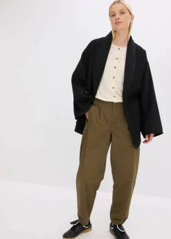 Damen bonprix Bekleidung·Hosen|Jacken & Mäntel|Jacke in Wolloptik