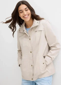 Damen bonprix Jacken & Mäntel|Bekleidung·Hosen|Jacke mit Stehkragen