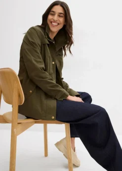 Damen bonprix Bekleidung·Hosen|Jacken & Mäntel|Jacke mit Stehkragen