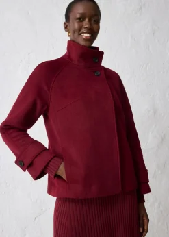 Online Jacke mit weichem Wollanteil Damen Bekleidung·Hosen|Jacken & Mäntel