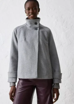 Damen bonprix Bekleidung·Hosen|Jacken & Mäntel|Jacke mit weichem Wollanteil